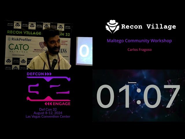 Maltego Community Workshop: OSINT and Custom Transforms - Recon Village