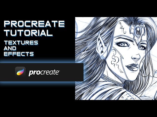How to Add Effects to Your Line Art in Procreate