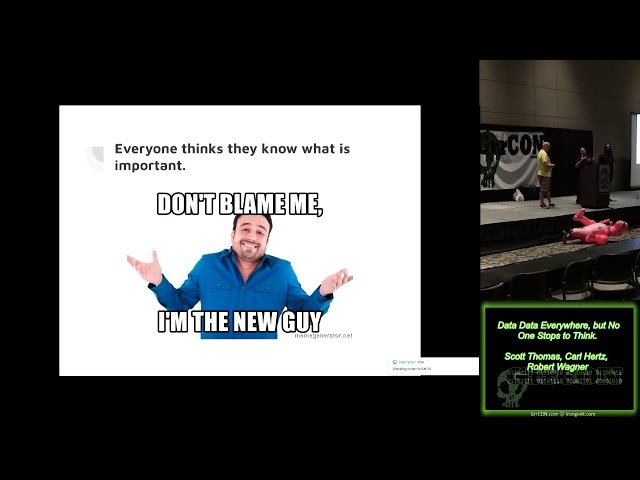 Data Data Everywhere but No One Stops to Think