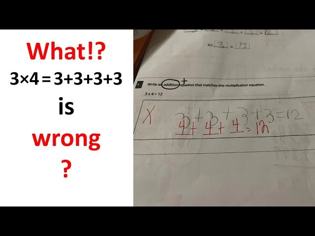 Son's Math Test Sparks Outrage - Why Did the Teacher Mark This Wrong?