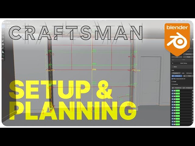 Planning Custom Built-In Cabinetry with Blender - CRAFTSMAN Chapter 1