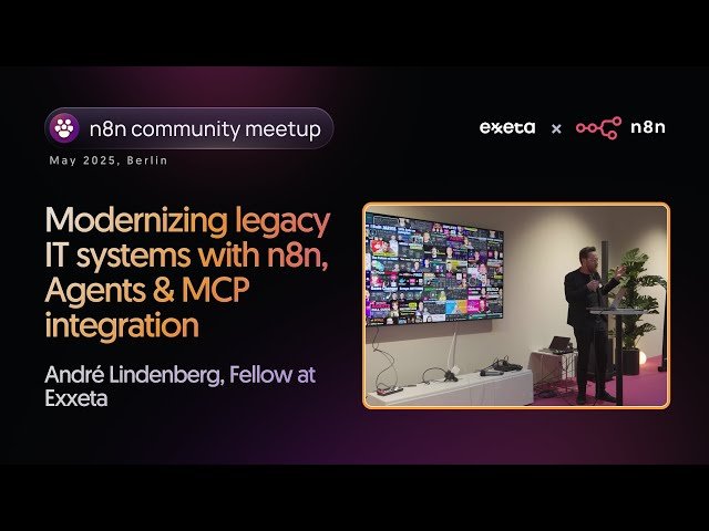 Modernizing Legacy IT Systems with n8n, Agents and MCP Integration
