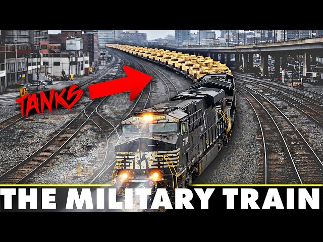 Why Military Tanks Are Secretly Moved by Train
