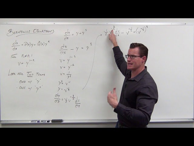 How to Solve Bernoulli Differential Equations