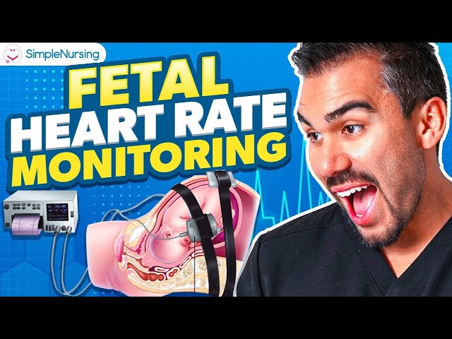 Fetal Heart Rate Monitor for Nursing - Decelerations and Key Terms for NCLEX