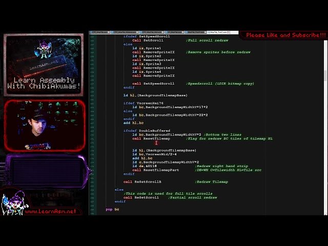 Z80 Software Tilemap - The Midpoint Test 2 - Lesson MaxTile2
