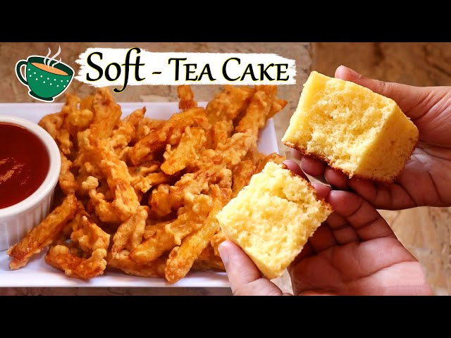 Soft Spongy Low Budget Tea Cake Recipe Without Oven - No Butter, No Beater
