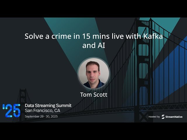 Solve a Crime in 15 Minutes Live with Kafka and AI