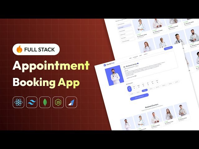 Build Full Stack Doctor Appointment Booking System Using MERN Stack - Complete React JS Project