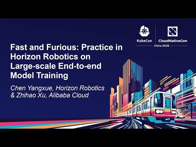 Fast and Furious - Practice in Horizon Robotics on Large-scale End-to-end Model Training