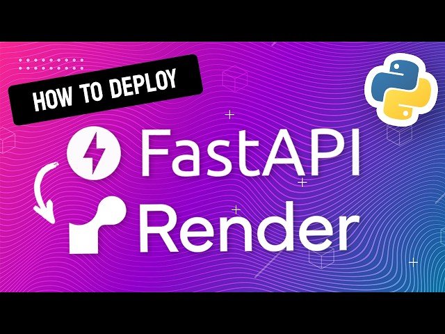 Deploy Your Python API to Render Cloud in 5 Minutes