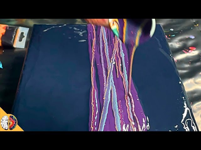 One of the Easiest Pours to Do - Ribbon Pour