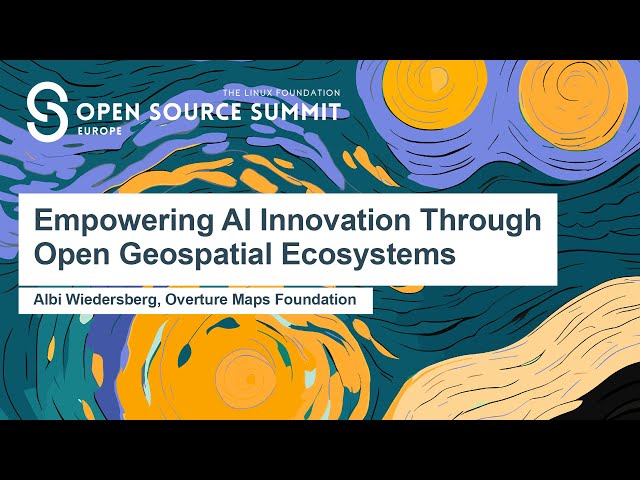 Empowering AI Innovation Through Open Geospatial Ecosystems