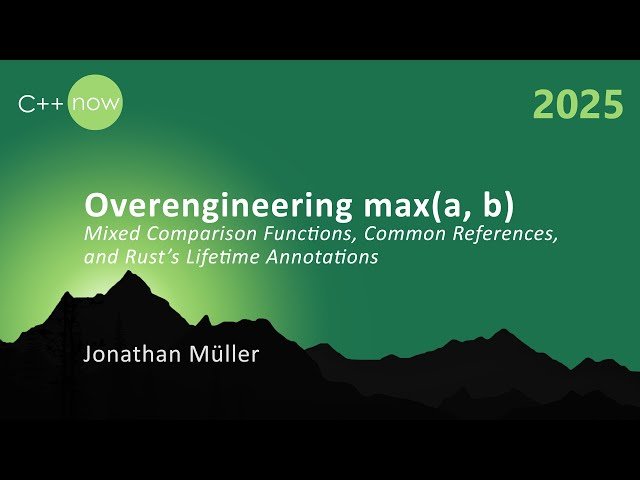 Overengineering max(a, b) - Mixed Comparison Functions, Common References, and Rust's Lifetime Annotations