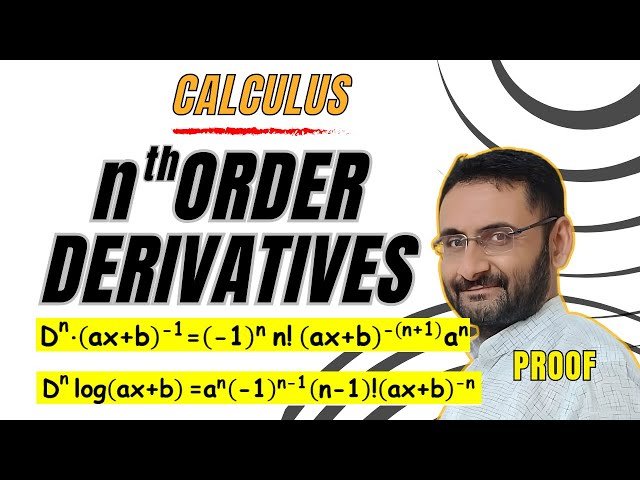 Nth Order Derivatives of Logarithmic and Inverse Functions - Successive Derivation