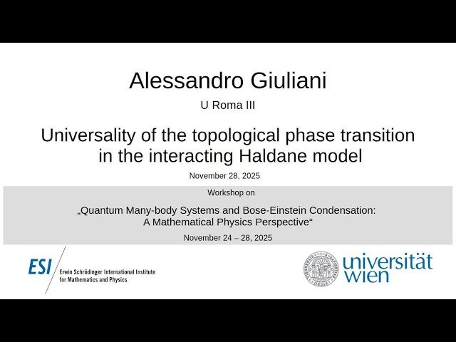 Universality of the Topological Phase Transition in the Interacting Haldane Model