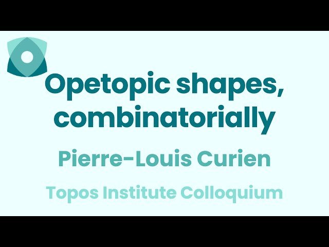 Opetopic Shapes, Combinatorially