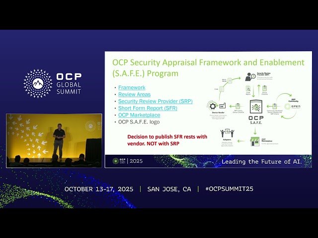 OCP S.A.F.E. - Enabling IBV Firmware Supply Chain Security for a Heterogeneous Datacenter Infrastructure