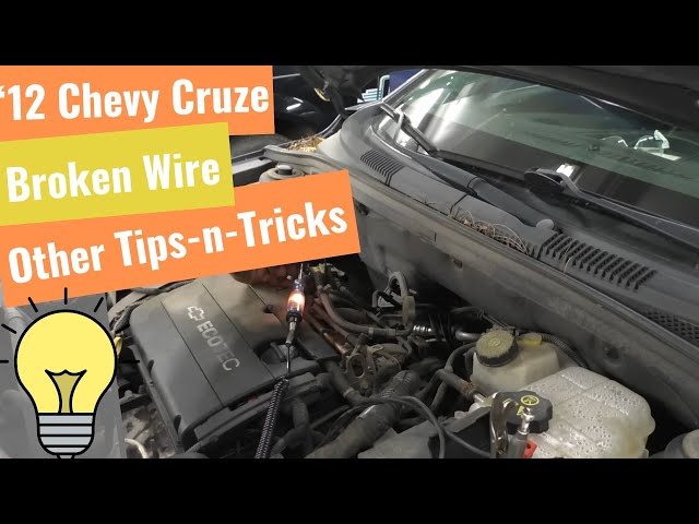 2012 Chevrolet Cruze Engine Light Diagnosis and Wire Repair