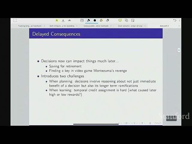 Stanford CS234 - Reinforcement Learning - Spring 2024