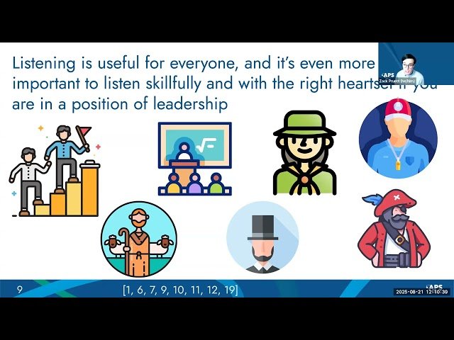 Tools for Talking - Reflective Listening and Conversational Skills for Scientists