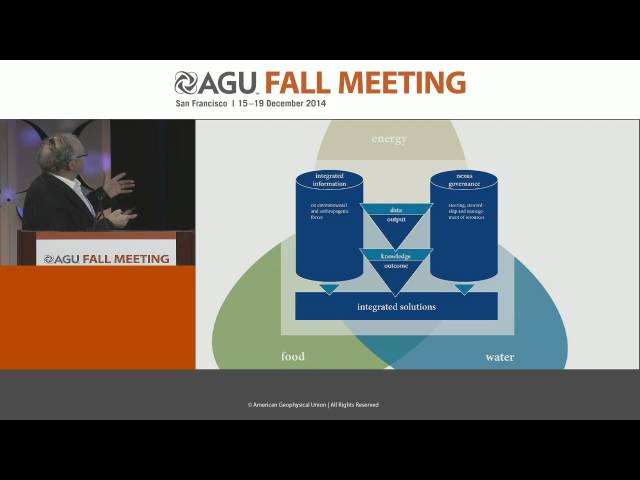 Advancing Water and Water-Energy-Food Cluster Activities within Future Earth - AGU Lecture