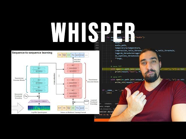 OpenAI Whisper - Robust Speech Recognition via Large-Scale Weak Supervision