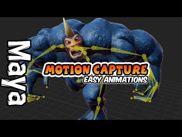 Using Motion Capture in Maya - Define, Bake, and Customize Animation