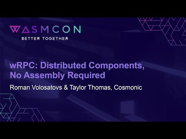 wRPC: Distributed Components, No Assembly Required