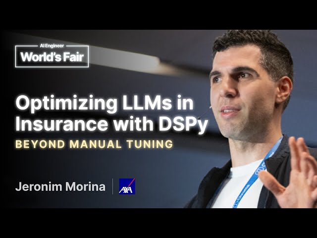 Optimizing LLMs in Insurance with DSPy