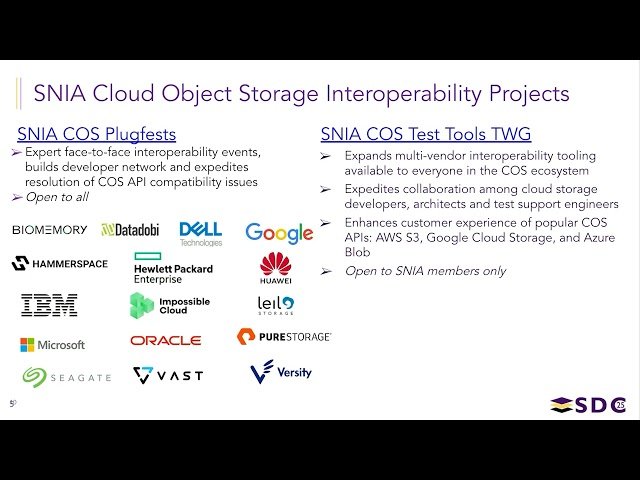 SNIA Community Driven S3 Compatibility Testing