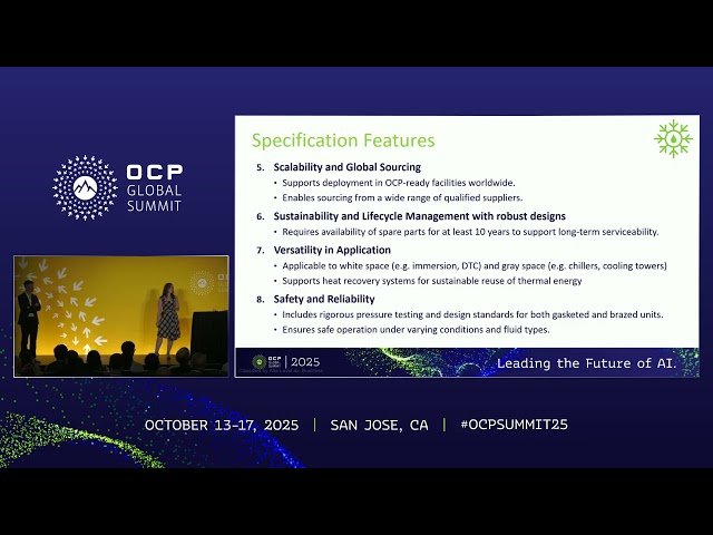 OCP Plate Heat Exchanger Specification Workstream Presentation