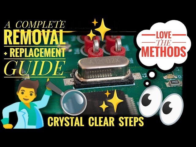 How to Solder and Desolder SMD Crystals - Soldering Tutorial