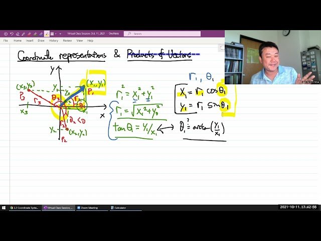 Vector Coordinates and Products Review - Lecture 9