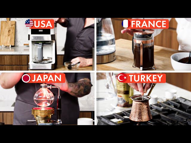 10 Chefs From 10 Countries Make Coffee
