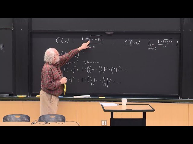 Generating Functions for Catalan Numbers - Lecture 7