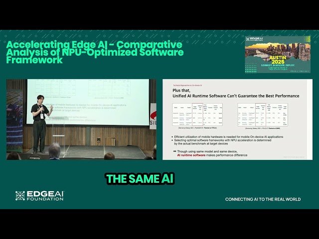 Comparative Analysis of NPU Optimized Software Framework