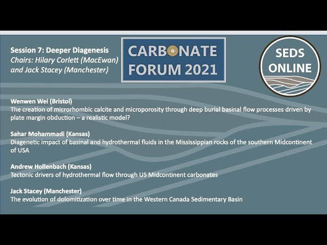 Deeper Diagenesis in Carbonate Systems - Session 7