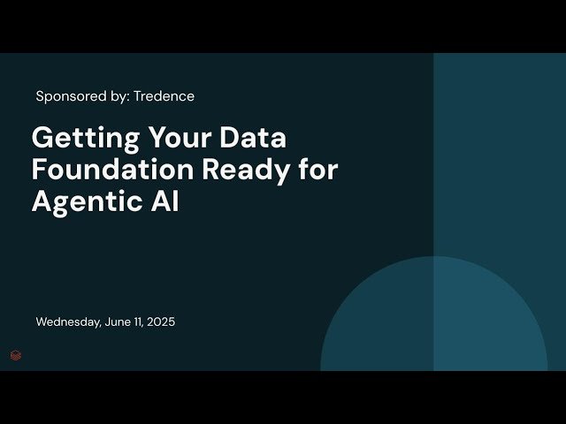 Getting Your Data Foundation Ready for Agentic AI