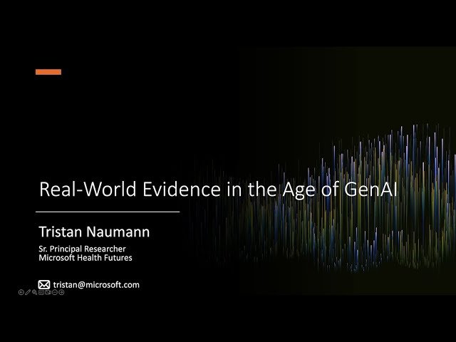 Real-World Evidence in the Age of Generative AI