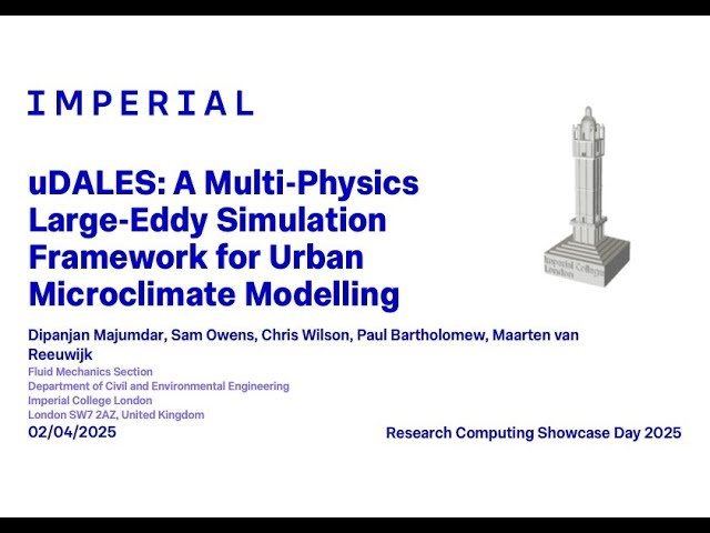 uDALES - A Multi-Physics Large-Eddy Simulation Framework for Urban Microclimate Modelling