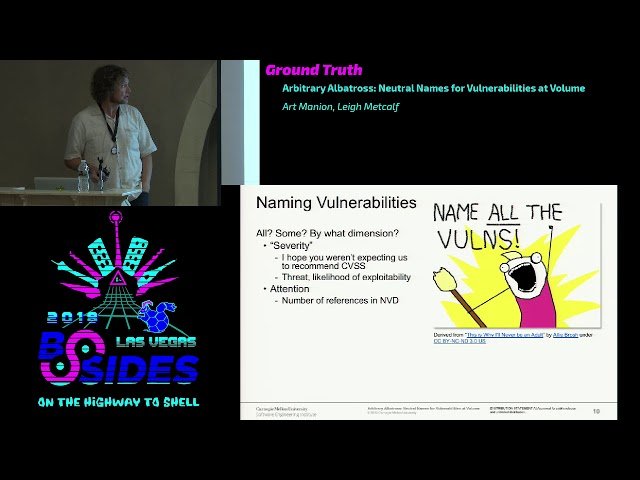 Arbitrary Albatross - Neutral Names for Vulnerabilities at Volume