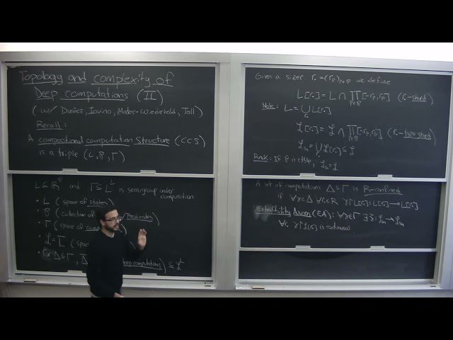 The Topology and Complexity of Deep Computations - Part II