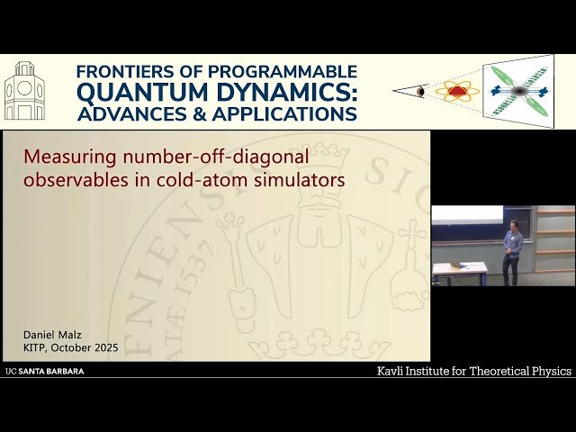 Measuring Number-Off-Diagonal Observables in Cold-Atom Simulators