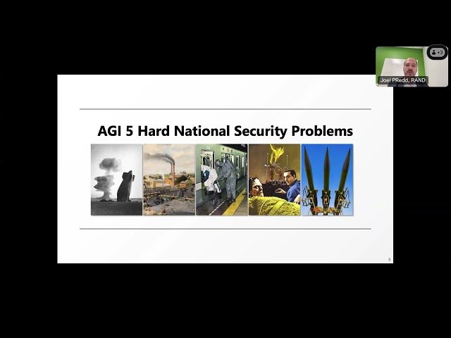 Hard National Security Artificial General Intelligence's Five Problems