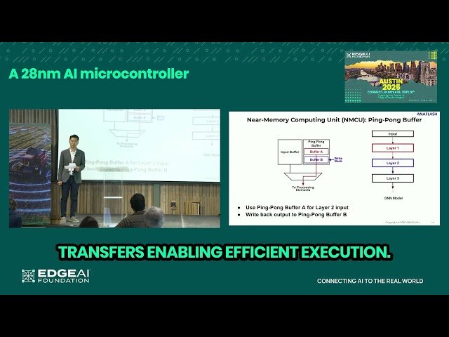A 28nm AI Microcontroller with Embedded Flash Memory for Edge Computing