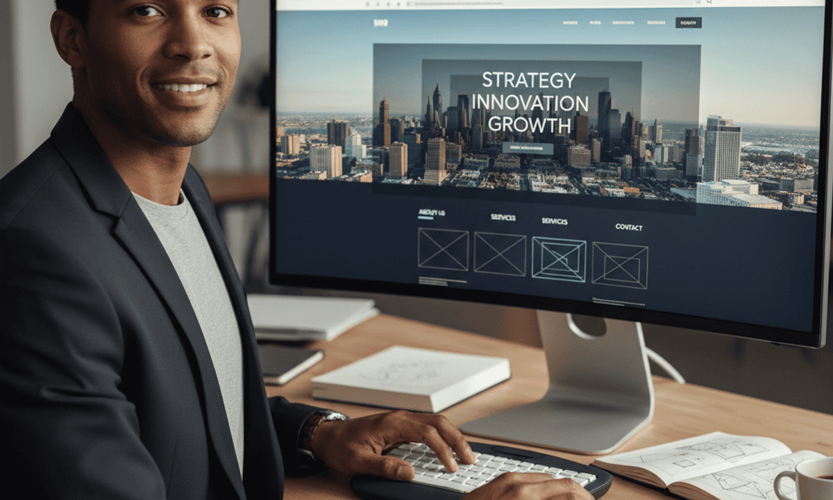 Design a Parallax Business Consultancy Website Project