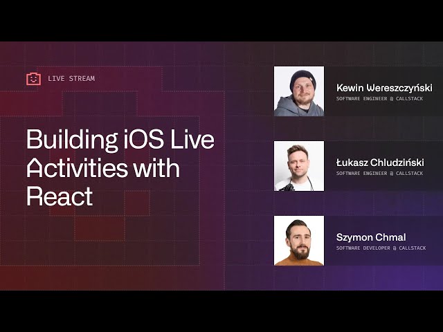Building iOS Live Activities with React