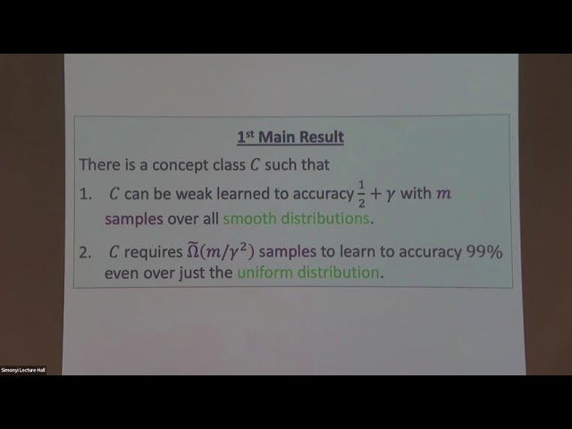 The Sample Complexity of Smooth Boosting and the Tightness of the Hardcore Theorem