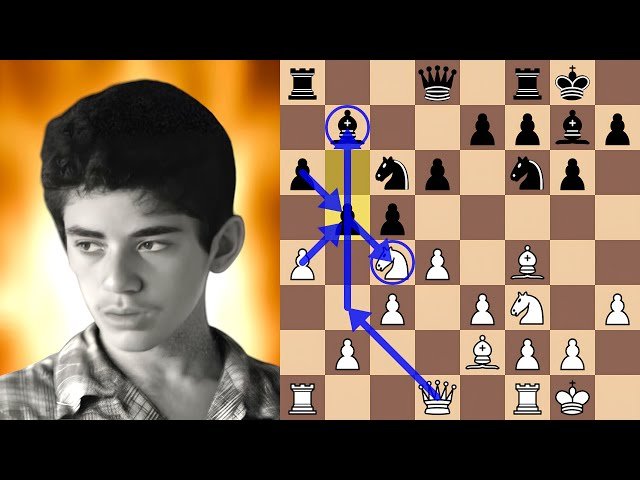 13-Year-Old Kasparov's London System Wins in 23 Moves